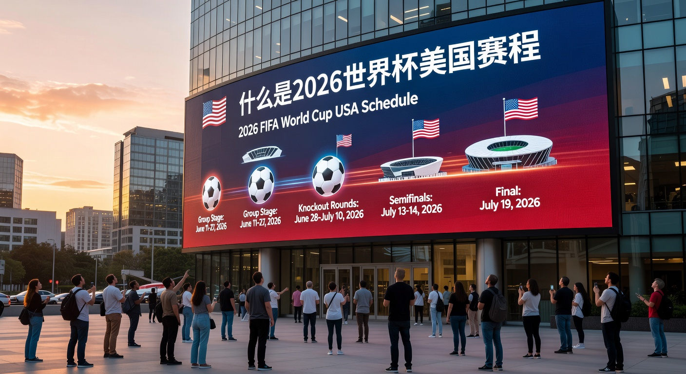 什么是2026世界杯美国赛程