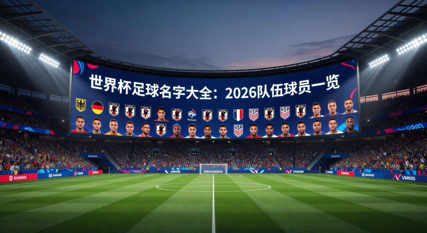 世界杯足球名字大全：2026球队球员一览